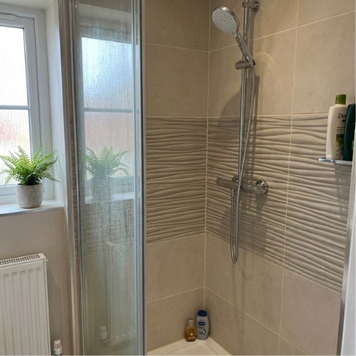 Single Tile Wave Matt | 10mm X 1m X 2.4m - installed
