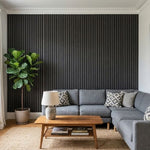 Standard Acoustic Slat Wall Panel | 600mm | Charcoal