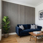 Standard Acoustic Slat Wall Panel | 600mm | Grey Oak