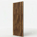 Sulcado Lite Acoustic Slat Wall Panel 2 Pack | 600mm | Burnt Hickory