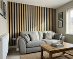 Sulcado Soundproof Wall Panel | Grey Oak