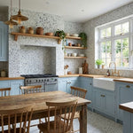 Terrazzo Blue Stone Effect Wall Panel | 1000mm x 2.4m x 10mm