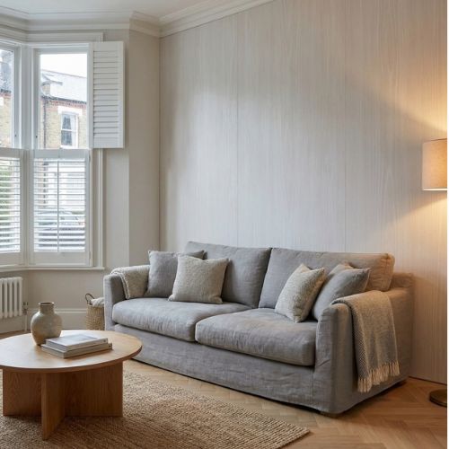 White Ash Wood Effect Wall Panel | 250mm x 2.6m x 8mm (Pack of 4) - installed