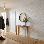 Chevron White Wall Panel | 1000mm x 2.4m x 10mm