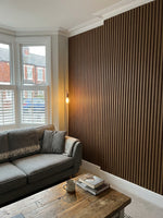 Composite Slat Cladding Panel | 3.6m | Dark Teak