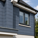 Double Embossed Empire Blue Wall Cladding 333mm x 5m