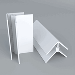 Double Embossed Anthracite Grey External Corner Trim