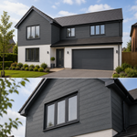 Double Embossed Platinum Grey Wall Cladding 333mm x 5m
