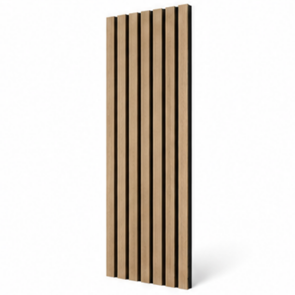Aqua Slat Wall Panel | Waterproof Acoustic | Light Ash