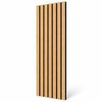 Sulcado Lite Acoustic Slat Wall Panel in Natural Oak – 600mm acoustic wood slat wall panelling