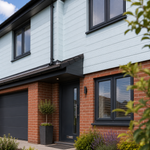 Double Embossed Sky Blue Wall Cladding 333mm x 5m